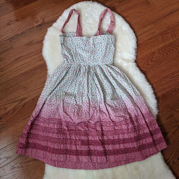 See copy listing 💋 Betsey Johnson ombre floral dress retro vintage - Picture 2 of 8